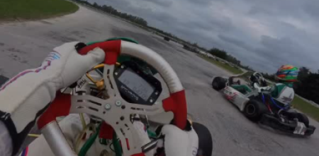 ¡A fondo! Colapinto y un divertido duelo con Gandulia en el karting