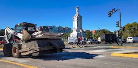Franco Colapinto en Buenos Aires: así están las calles de Palermo a tres días para la exhibición