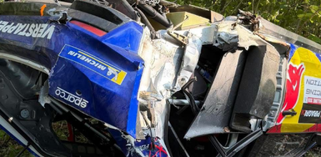 El impactante video del duro vuelco de Jos Verstappen en el Rally de Valonia