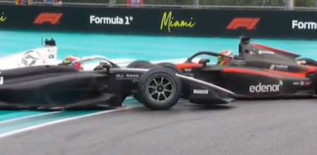 F2: el incidente que complicó la carrera de Varrone el GP de Miami