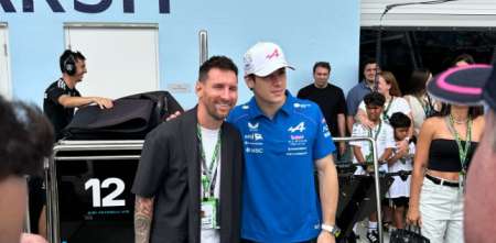 F1: ¡Se dio el encuentro! Lionel Messi y Franco Colapinto se juntaron en el Gran Premio de Miami