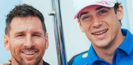 F1: "Teníamos ganas de saludar a Franco", Messi, sobre su encuentro con Colapinto en el GP de Miami