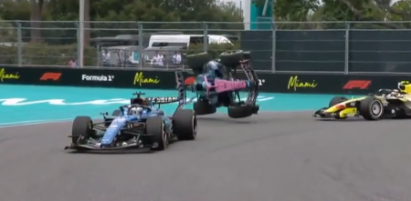 F1: ¡Fuerte vuelco y abandono para Gasly en el GP de Miami!