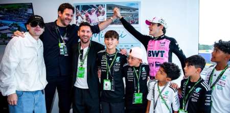 F1: ¡Argentinidad al palo! Colapinto festejó con Messi, Del Potro y Bizarrap su 7° lugar en el GP de Miami