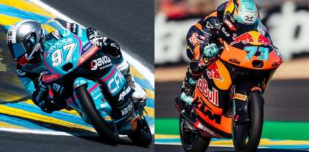 Moto3: Morelli fue cuarto y Perrone quedó P14 en la Clasificación en Le Mans