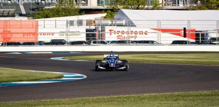 Indy NXT: Alessandro de Tullio cerró un paso positivo en el Indy GP