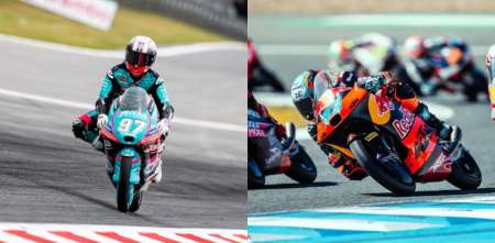 Moto3: Perrone no tuvo ritmo en su KTM y Morelli logró un P6 en Cataluña