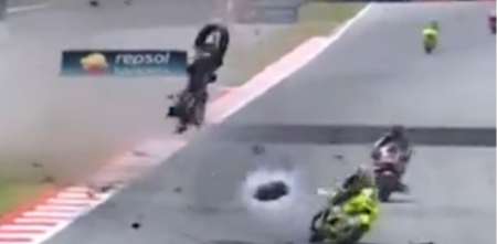 MotoGP: ¡ATERRADOR! El impactante accidente de Alex Márquez en el GP de Cataluña