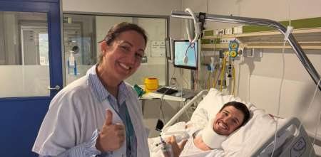 Operación exitosa para Álex Márquez tras su fuerte accidente en MotoGP