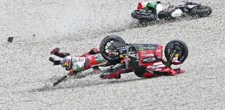MotoGP: el estremecedor relato de Johann Zarco tras su accidente en Barcelona: "Gritaba de dolor"