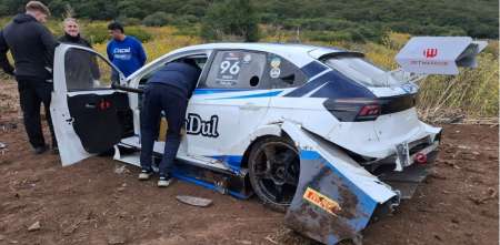 TC2000: Palau, tras su duro vuelco en Salta: "Amargado. Arruiné el fin de semana"