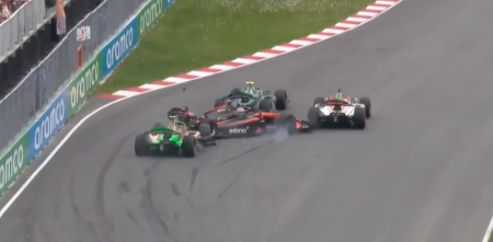 F2: el choque de atrás que dejó sin chances a Nicolás Varrone