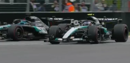 F1: ¡Casi se tocan! Así fue la intensa lucha entre Rusell y Antonelli
