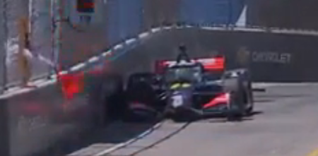 IndyCar: el fuerte golpe de Mick Schumacher en la clasificación de Detroit