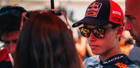 Moto3: la frustración de Perrone por la caída en Hungría: "Una pena terminar así un finde tan positivo"