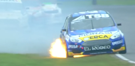 TN APAT: el fuego que provocó el abandono de Urcera en la segunda serie de la Clase 3 en La Plata