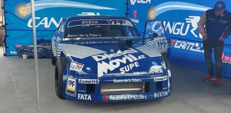 Así se presentó la Chevy restaurada del Pato Morresi, símbolo de la historia del TC