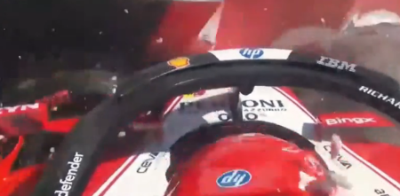 F1: ¡Bandera roja! Fortísimo accidente de Leclerc en la clasificación del GP de Barcelona