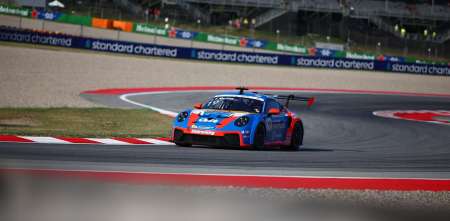 Porsche Supercup: sábado complejo para Luciano Martínez en Barcelona