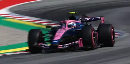 F1: Colapinto fue octavo en Barcelona en el día de la primera victoria de Hamilton con Ferrari