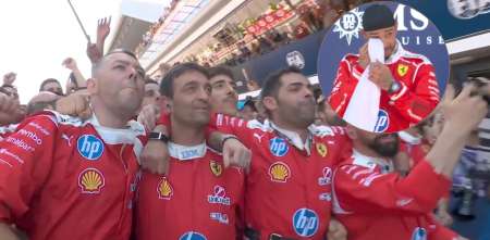 F1: ¡Locura total! El himno de Italia emocionó a todos en el podio del GP de Barcelona