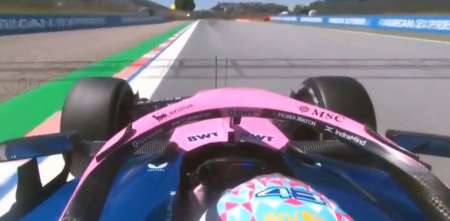 F1: el momento exacto donde Colapinto comete la infracción que generó polémica y le valió una penalización