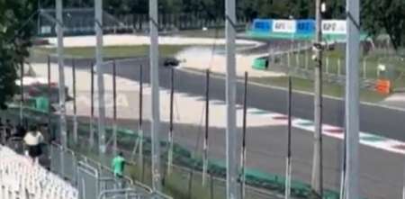 F1: así fue el momento en el que Ugochukwu chocó el Alpine durante las pruebas en Monza