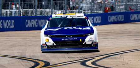 Abandono para Leguizamón en la NASCAR O’Reilly en San Diego