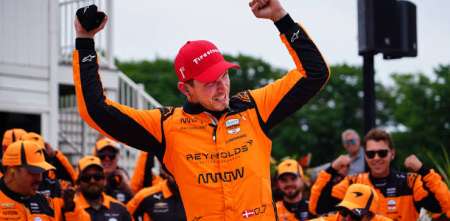 IndyCar: Lundgaard le ganó el duelo a Malukas y se llevó la victoria en Road America; Palou fue 4°