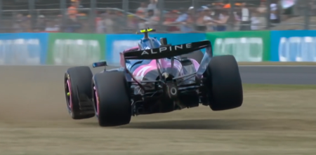 F1: así se vio el despiste de Colapinto en la Q1 del GP de Gran Bretaña desde distintos ángulos