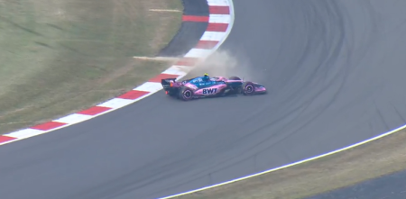 F1: así se vio el despiste de Colapinto en la Q1 del GP de Gran Bretaña desde distintos ángulos