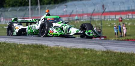 IndyCar: el Juncos Hollinger Racing llegó al Fast Six con Rinus VeeKay en Mid Ohio