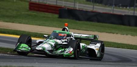 IndyCar: el Juncos Hollinger Racing quedó a las puertas del podio con Rinus VeeKay en Mid Ohio
