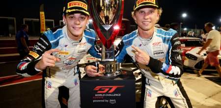 GT World Challenge Europe: Nacho Montenegro y Matisse Lismont ganaron la carrera sabatina en Misano