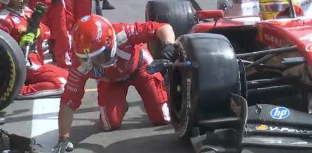 F1: así se vio a bordo el inconveniente de Lewis Hamilton con su mecánico en el GP de Bélgica