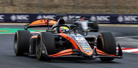 F2: Varrone sorprendió y terminó tercero en la práctica de Hungría