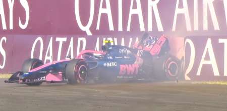 F1: Colapinto perdió el control de su Alpine y protagonizó un fuerte accidente en la FP2 de Hungría