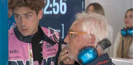F1: el ida y vuelta entre Colapinto y Briatore tras su accidente en la FP2 del GP de Hungría