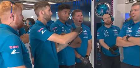 F1: el gesto de los mecánicos de Alpine tras el golpe de Colapinto en la FP2 del GP de Hungría