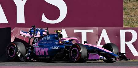F1: un aparatoso accidente condicionó la FP2 de Colapinto y Hamilton lideró el "1-2" de Ferrari en el viernes de Hungría