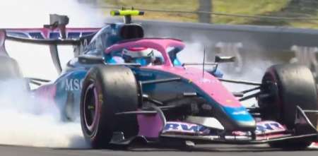 F1: la fuerte bloqueada de Colapinto en la FP3 de Hungría tras el accidente del viernes