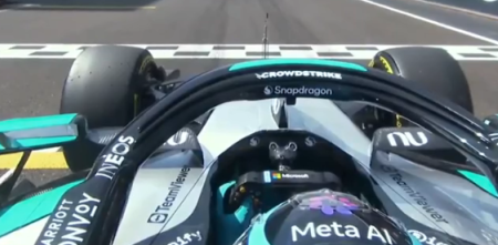 F1: ¡Inesperado! Russell tuvo una compleja largada que lo condicionó en el GP de Hungría