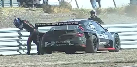 TC: ¡Atención! Fritzler, candidato al triunfo, debió abandonar en El Villicum