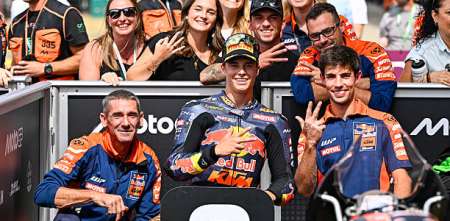 Moto3: Perrone brilló en Silverstone y logró un espectacular podio en la última vuelta