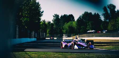 IndyCar: el Juncos Hollinger Racing quedó a las puertas del podio con Rinus VeeKay en Portland