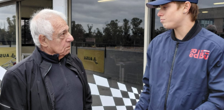 Moto3: Valentín Perrone visitó las obras del Gálvez