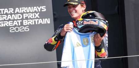 Moto3: Perrone y el recuerdo del podio en Silverstone: ¿Cómo fue sacar la bandera argentina en Gran Bretaña?