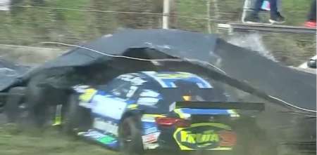 TC: fortísimo despiste de Norberto Fontana en el inicio de la carrera en Paraná