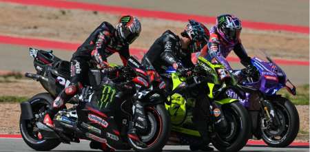 MotoGP en Aragón: así quedó la grilla de partida con Bezzecchi en la pole y Márquez segundo