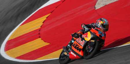 Moto3: Valentín Perrone explicó la estrategia de neumáticos tras su top 10 en Aragón